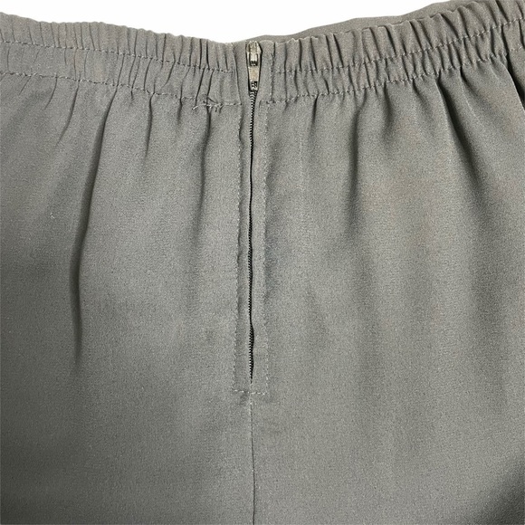 Sarah B Studio Long Black Dress Skirt Button Detail w/ Slit 10P NWT - Picture 4 of 8